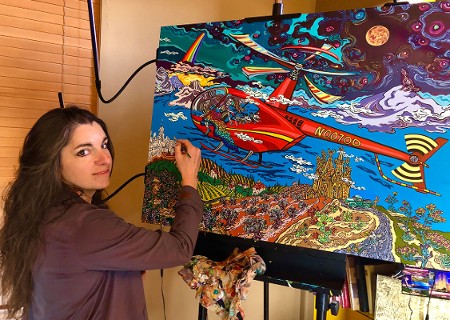 Painting Divine Flight Plan